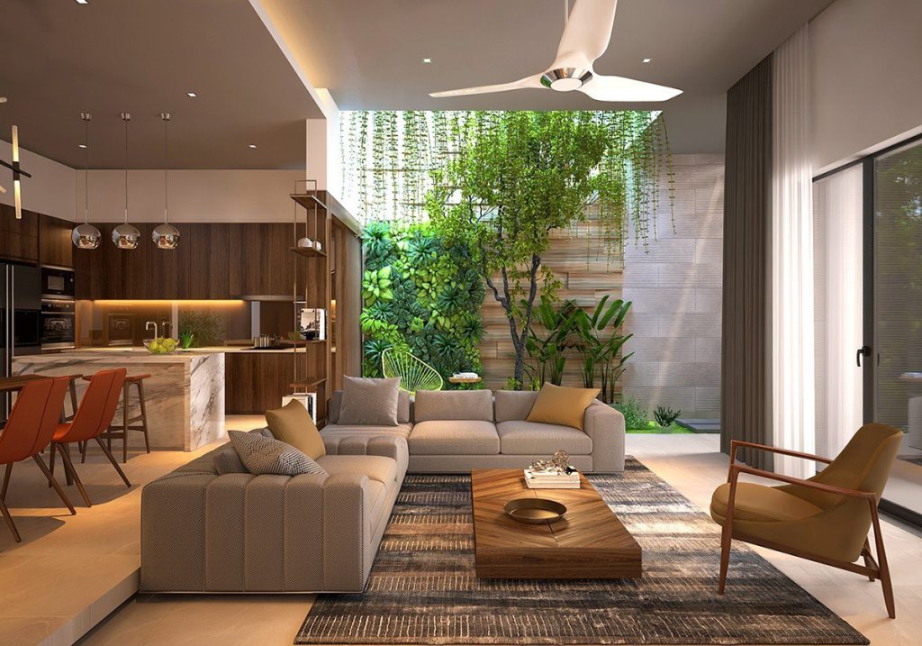 tham khảo chi tiết giếng trời